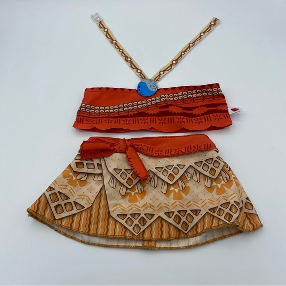 Disney Build A Bear Moana Outfit Plush Stuffed Princess Toy Sings 16 In BAB Gift - Picture 7 of 11